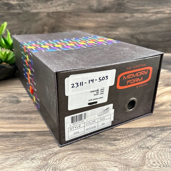 NIB BERNIE MEV Peppa 39 White/Nude Slip On Stretch Knit Comfort Sneakers - Picture 10 of 11